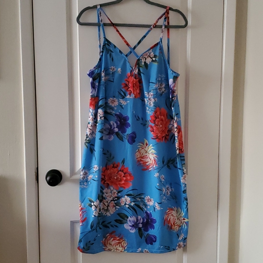 Hawaiian print sundress